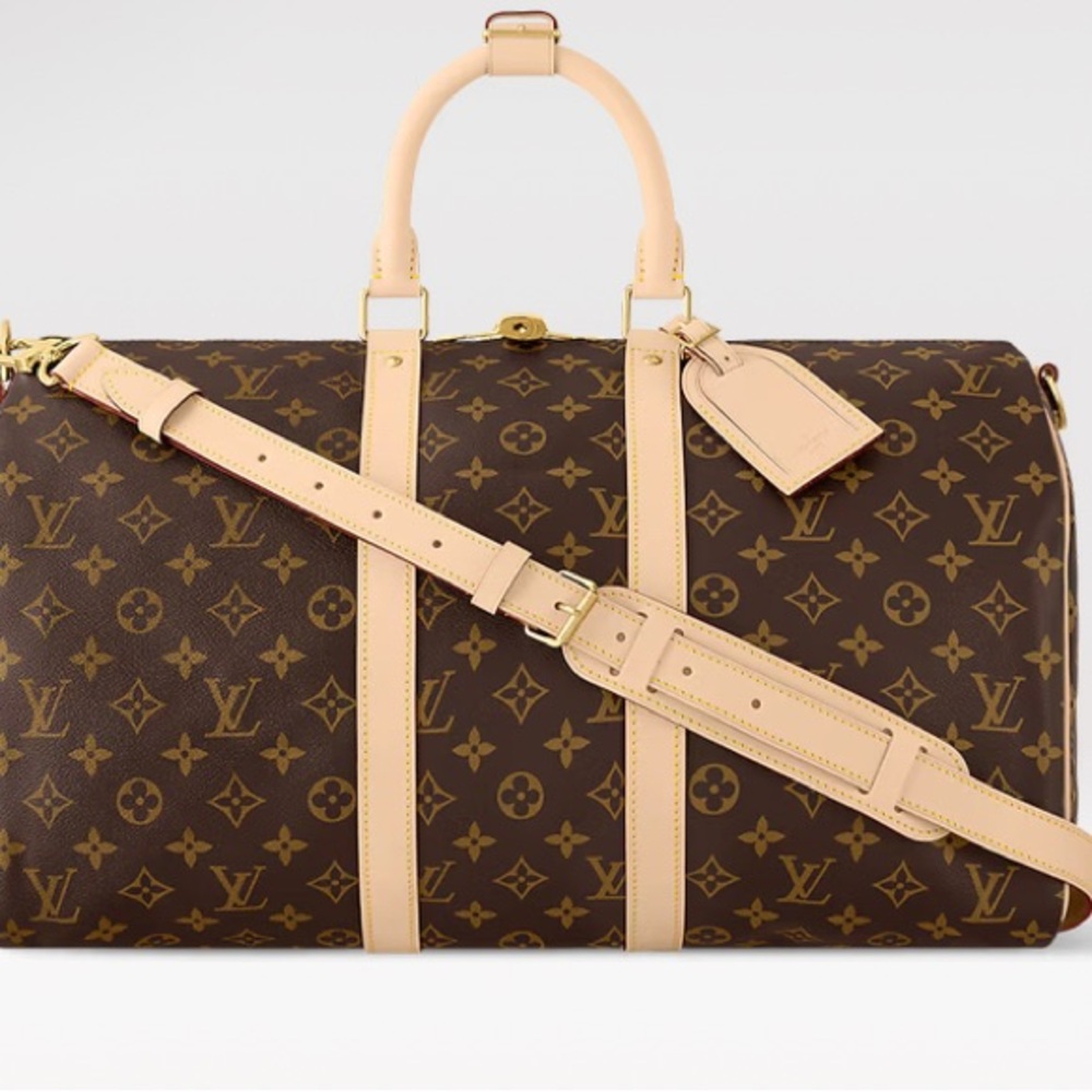 Louis Vuitton KeepAll 45  Bandoulière Vintage Canvas, LV replaced leather ‘22